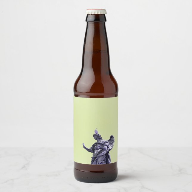 Étiquette Pour Bouteilles De Bière Effet couleur, filtré, photographie simple moderne (Devant)