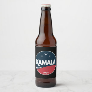 Étiquette Pour Bouteilles De Bière Élection vintage Kamala Harris 2024 pour la présid