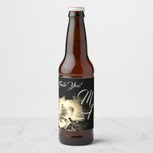 Étiquette Pour Bouteilles De Bière Élégant ensemble de Étiquette de Monogramme de nou