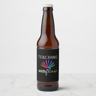 Étiquette Pour Bouteilles De Bière Enseignant Cadeau Enseignant Avec Flair