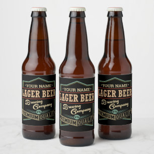 Étiquette Pour Bouteilles De Bière Enseigne de bar de pub de bière de brasserie de la