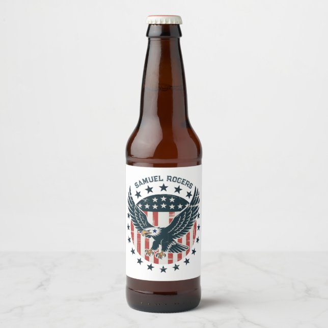 Étiquette Pour Bouteilles De Bière Ensemble d'étiquettes pour denrées alimentaires et (Devant)