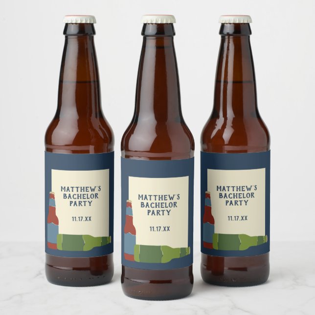 Étiquette Pour Bouteilles De Bière Étiquette de bière avec message personnalisé (Bouteilles)