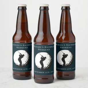 Étiquette Pour Bouteilles De Bière Étiquette de bouteille personnalisé Bachelor Gol