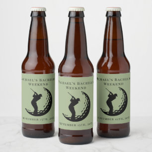 Étiquette Pour Bouteilles De Bière Étiquette de bouteille personnalisé   Bachelor Gol