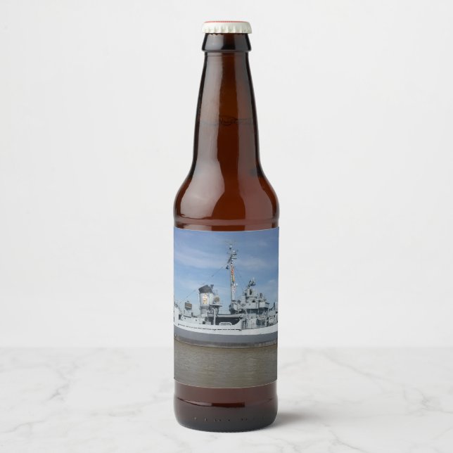 Étiquette Pour Bouteilles De Bière ÉTIQUETTE de bouteille USS KIDD 661 (Devant)