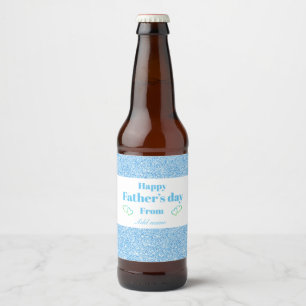 Étiquette Pour Bouteilles De Bière Étiquette de la bouteille de bière de jour du père