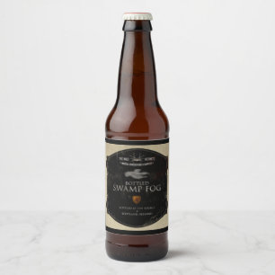 Étiquette Pour Bouteilles De Bière Étiquette mis en bouteille de bière de brouillar