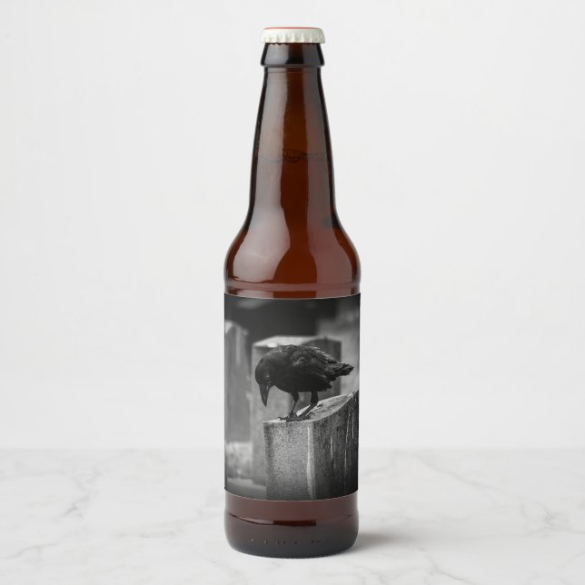 Étiquette Pour Bouteilles De Bière Falln Cemetery Crow (Devant)