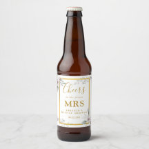 Futur mariage élégant blanc floral Mme Shower