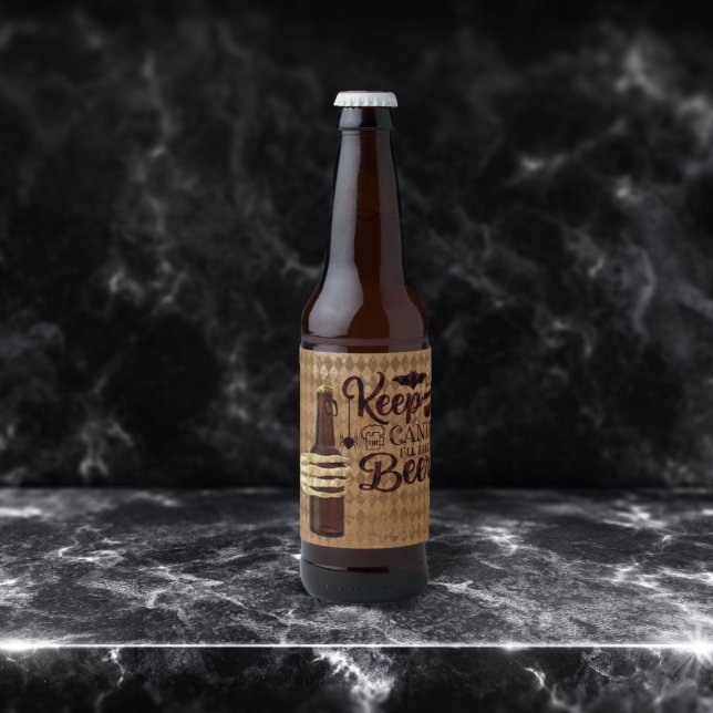 Étiquette Pour Bouteilles De Bière Gardez Le Bonbon, je prendrai de la bière (Créateur téléchargé)
