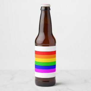 Étiquette Pour Bouteilles De Bière Gay Rainbow Transgender Rainbow Flag