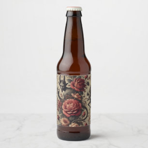 Étiquette Pour Bouteilles De Bière Grace éclipsée - Victorien gothique