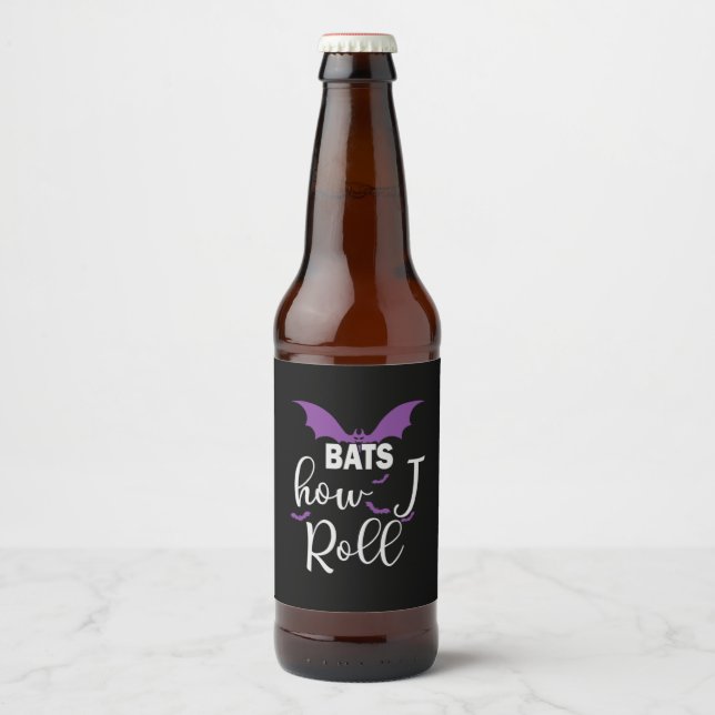 Étiquette Pour Bouteilles De Bière Halloween Birthday (Devant)