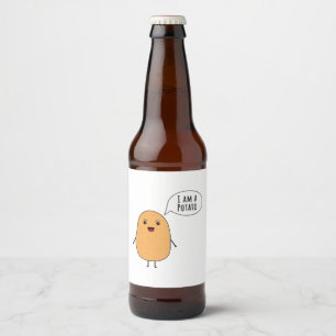 Étiquette Pour Bouteilles De Bière I a potato
