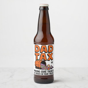 Étiquette Pour Bouteilles De Bière Impôt papa : Assurez-vous qu’il n’y a pas de trace