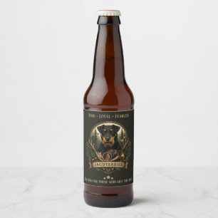 Étiquette Pour Bouteilles De Bière Jagdterrier , Logo de chasse
