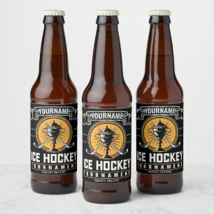 Étiquette Pour Bouteilles De Bière Jeux de hockey sur gazon