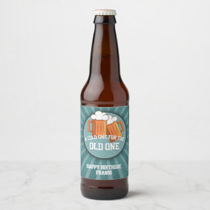 Étiquette Pour Bouteilles De Bière Joyeux Anniversaire Bière Personnalisée