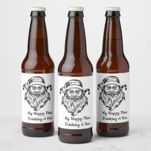 Étiquette Pour Bouteilles De Bière Joyeux endroit