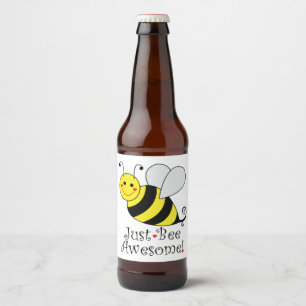 Étiquette Pour Bouteilles De Bière Juste Avoir Awesome Bumble Bee