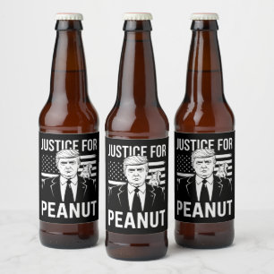 Étiquette Pour Bouteilles De Bière Kamala Trump Élection de 2024 Je n'ai pas voté pou