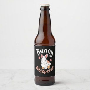 Étiquette Pour Bouteilles De Bière Lapin Lapin Whisperer