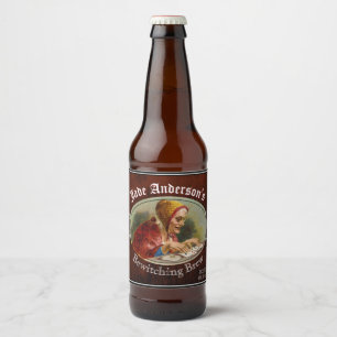 Étiquette Pour Bouteilles De Bière Le Étiquette de bière Dame Home Brew