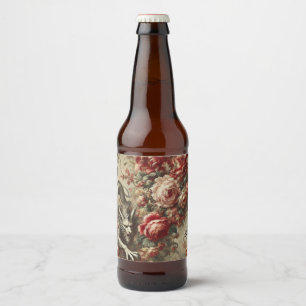 Étiquette Pour Bouteilles De Bière Le Fourré Écarlate – Conception Mythique Gothique
