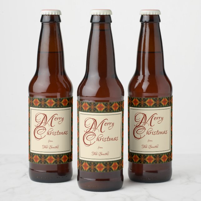 Étiquette Pour Bouteilles De Bière Lillian Christmas (Bouteilles)
