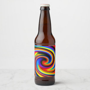 Étiquette Pour Bouteilles De Bière Lumineux