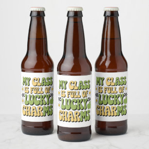 Étiquette Pour Bouteilles De Bière Ma classe est pleine de professeurs de la Saint-Pa