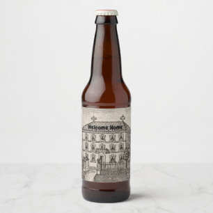Étiquette Pour Bouteilles De Bière Maison Ancienne de Bienvenue Agence Immobilière Ag