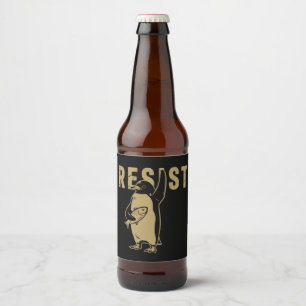 Étiquette Pour Bouteilles De Bière Manchots résistent Les manchots protestent contre 