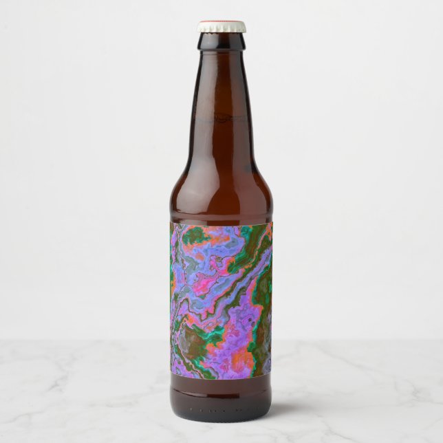 Étiquette Pour Bouteilles De Bière Marbre aigre (Devant)