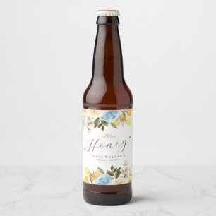 Étiquette Pour Bouteilles De Bière Mariage de l'Abeille