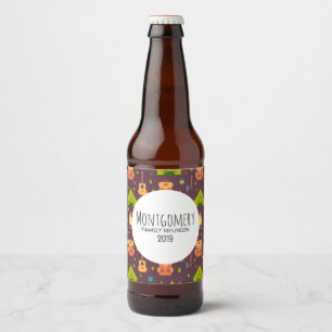 Étiquette Pour Bouteilles De Bière Motif Outdoorsy de conception fraîche de camping