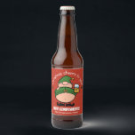Étiquette Pour Bouteilles De Bière Naughty Elves Red Christmas Bière Étiquette<br><div class="desc">Vous voulez un Noël plus coquin et plus sympa ? Apportez de la gaieté dans votre vie avec des créations de Naughty Elves. Joyeux Noël!</div>