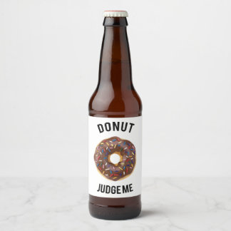 Étiquette Pour Bouteilles De Bière Ne me juge pas