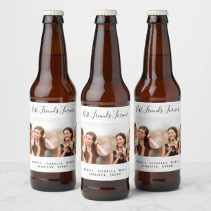 Étiquette Pour Bouteilles De Bière Noms de meilleures amies pour toujours photo fête
