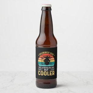 Étiquette Pour Bouteilles De Bière Papa batteur