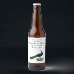 Étiquette Pour Bouteilles De Bière Peacock héraldique Vintage stylisé sur Couronne C<br><div class="desc">Peacock héraldique vintage sur une couronne Invitations personnalisables et accessoires avec un dessin stylisé Vintage d'un paon sur une couronne. Vous pouvez facilement customiser ces produits en ajoutant des champs de texte, en supprimant des champs de texte existants, en modifiant des images de conception ou en ajoutant des images supplémentaires...</div>