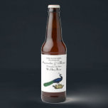 Étiquette Pour Bouteilles De Bière Peacock héraldique Vintage stylisé sur Couronne C<br><div class="desc">Peacock héraldique vintage sur une couronne Invitations personnalisables et accessoires avec un dessin stylisé Vintage d'un paon sur une couronne. Vous pouvez facilement customiser ces produits en ajoutant des champs de texte, en supprimant des champs de texte existants, en modifiant des images de conception ou en ajoutant des images supplémentaires...</div>