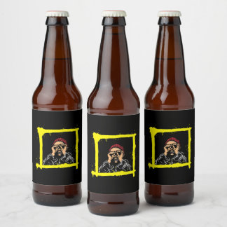 Étiquette Pour Bouteilles De Bière Peeker Creative