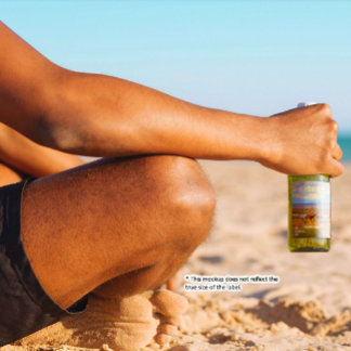 Étiquette Pour Bouteilles De Bière Personnaliser Chevaux sauvages Plaines de l'Ouest