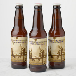 Étiquette Pour Bouteilles De Bière Personnaliser Fer Travailleur Casque Ball Home Bra