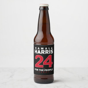 Étiquette Pour Bouteilles De Bière Président 47 Kamala Harris 2024 Soutien Madame