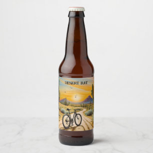 Étiquette Pour Bouteilles De Bière Rat du désert, personnalisable