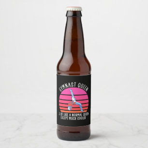 Étiquette Pour Bouteilles De Bière Reine Gymnaste