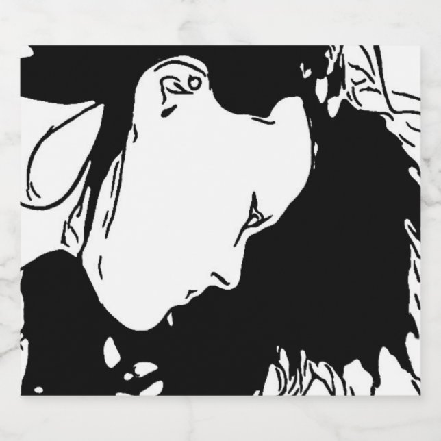 Étiquette Pour Bouteilles De Bière Retenez Les Cheveux (Étiquettes simples)